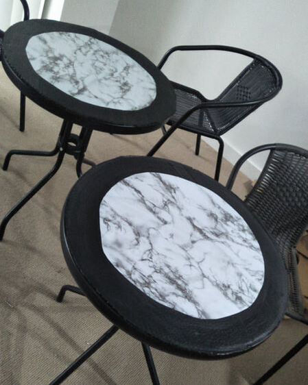 Fake Marble Tables